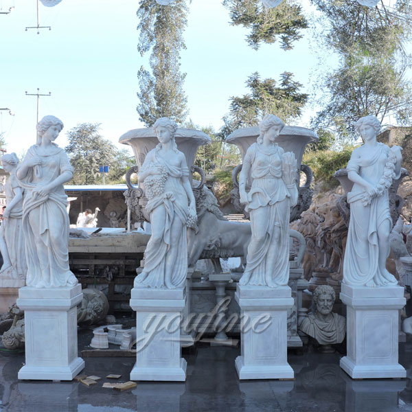 Goddesses of the Four Seasons famous sculpture set