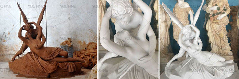 Cupid and psyche statue
