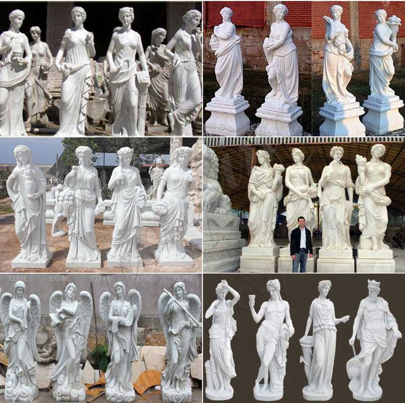High Quality Garden Marble Four Seasons Goddesses Statues for Sale