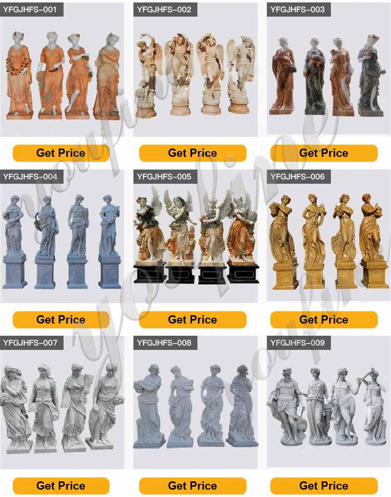 High Quality Marble Four Seasons Goddesses Statues