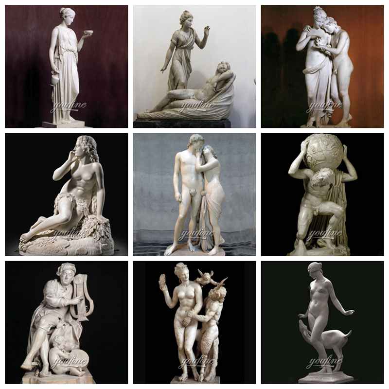 Famous Life Size Marble Farnese Hercules Statue