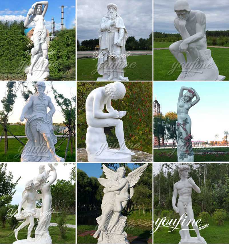 life size marble sculpture