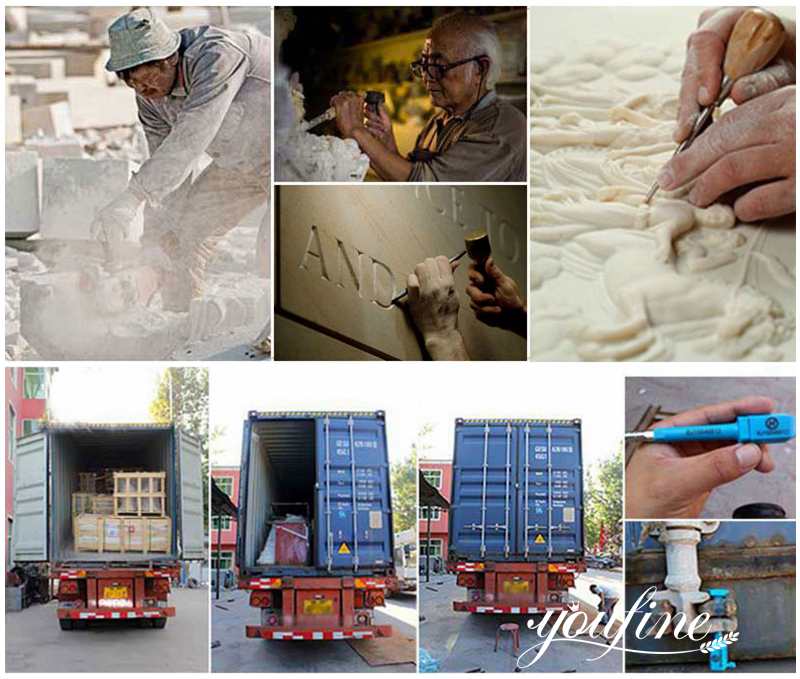 life size marble sculpture