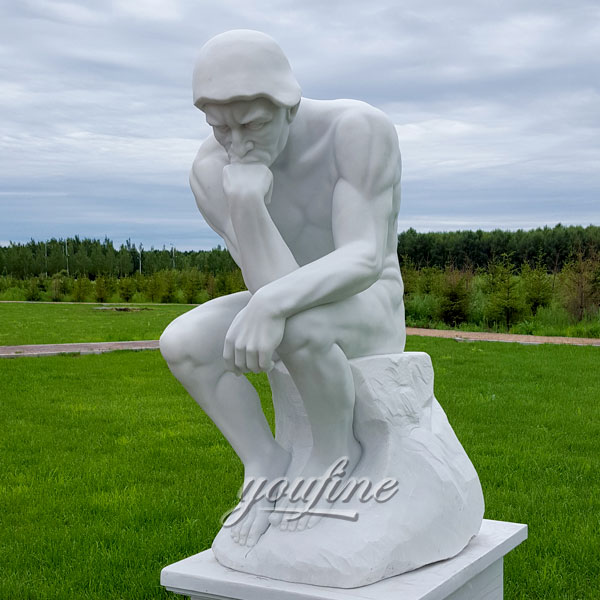 Famous sculptures in the world marble The Thinker by Auguste Rodin for sale