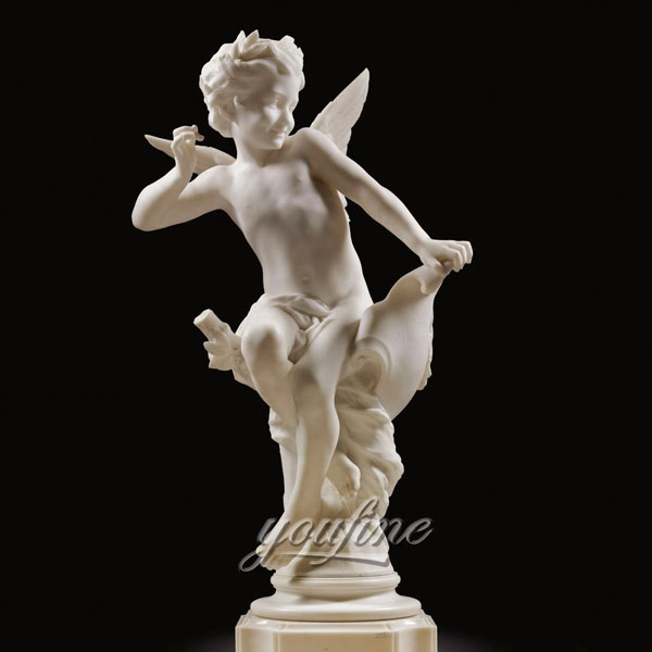 Home decor Sitting angel figurines marble statues for sale