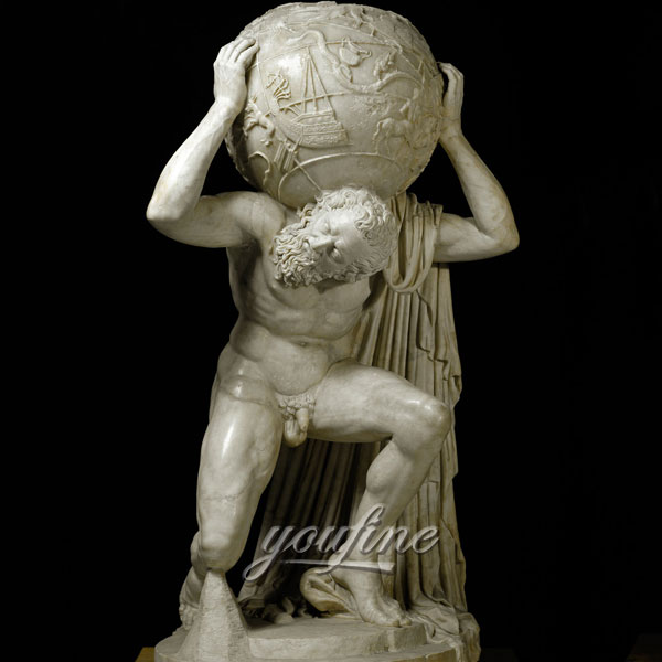 Life size famous art statue Farnese Atlas for sale