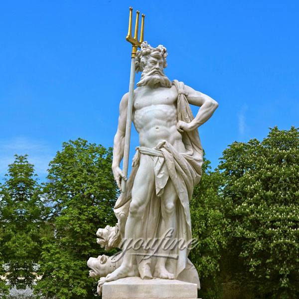 Outdoor garden decor life size marble Nymphenburg Statue im Gartenparterre for sale